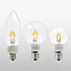LED filament bulb Let36 lumen type
